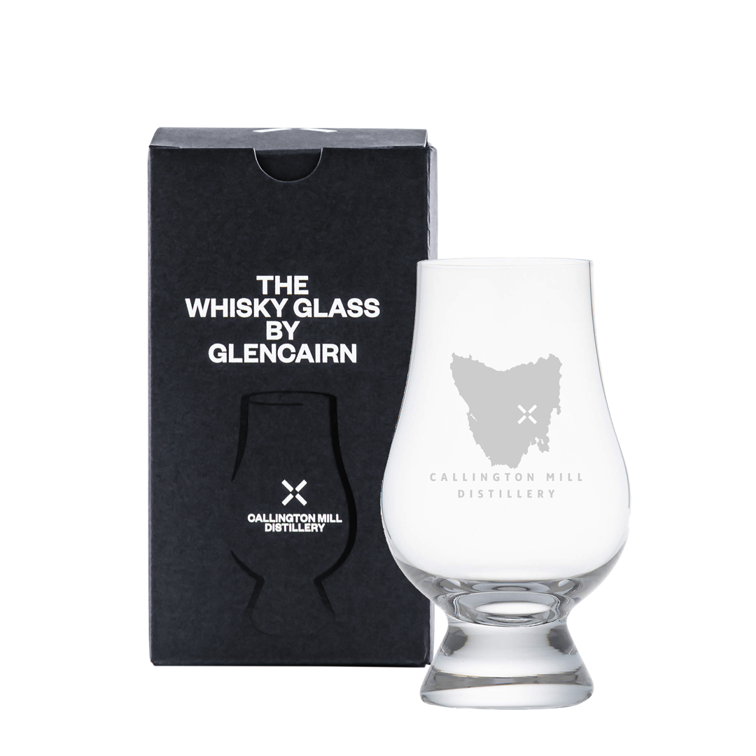 Glencairn Whisky Glass - Tasmanian Map