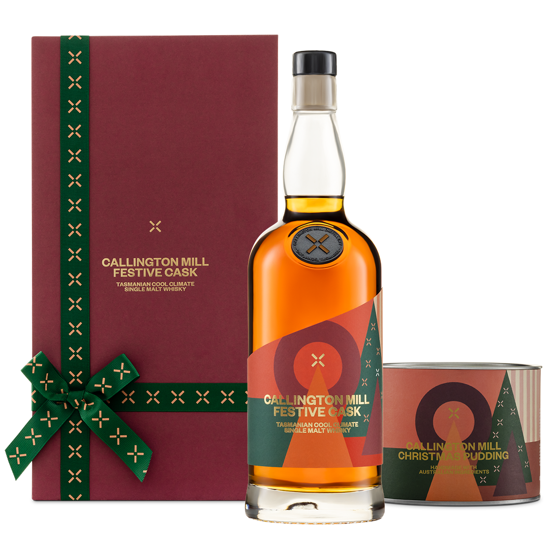 Festive Cask Single Malt Whisky + Christmas Pudding