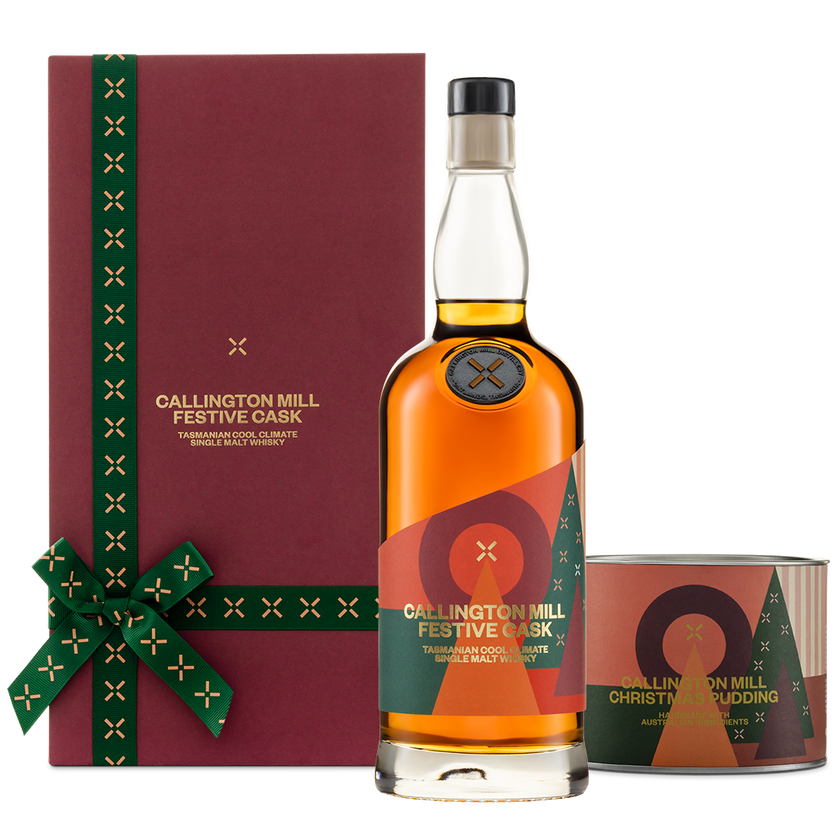 Festive Cask Single Malt Whisky + Christmas Pudding