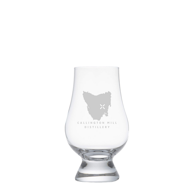 Tasmanian Map Glencairn Whisky Glass