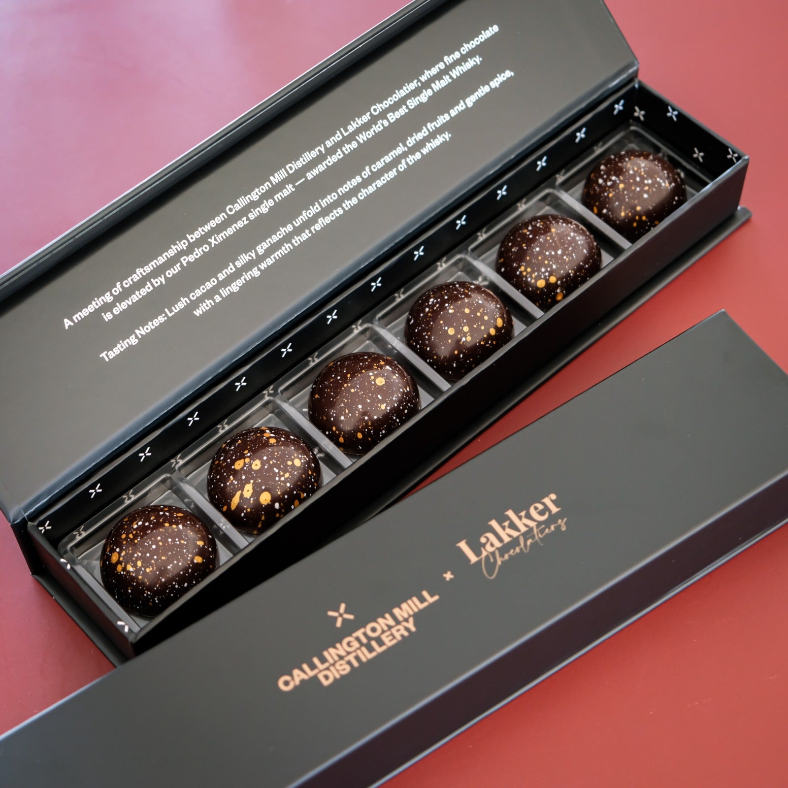 Callington Mill & Lakker Chocolatiers | Pedro Ximénez Whisky Chocolates