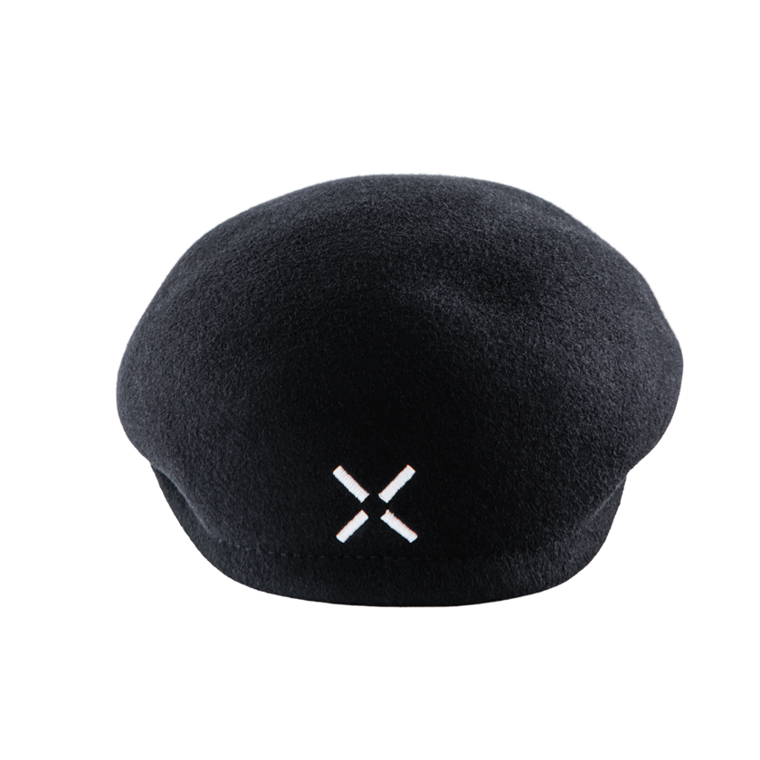 Black Wool CMD Beret