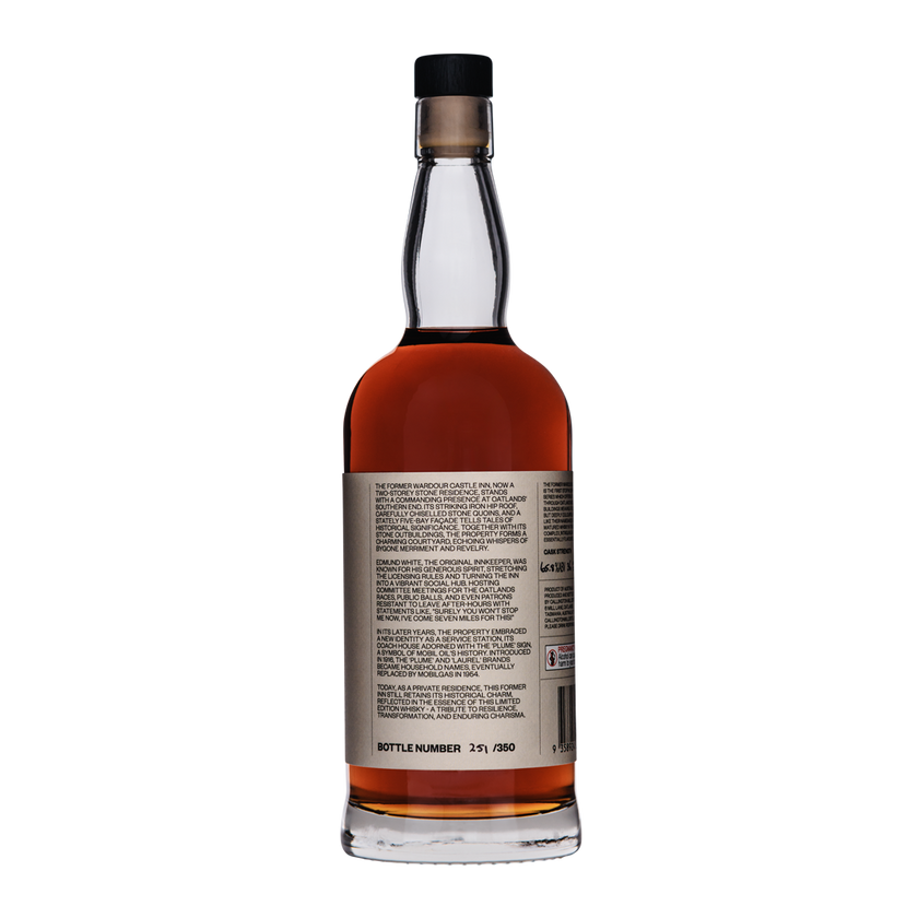 Former Wardour Castle Inn Tasmanian Single Malt Whisky