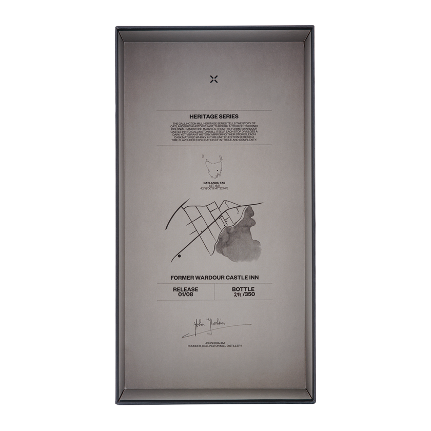 Former Wardour Castle Inn Tasmanian Single Malt Whisky