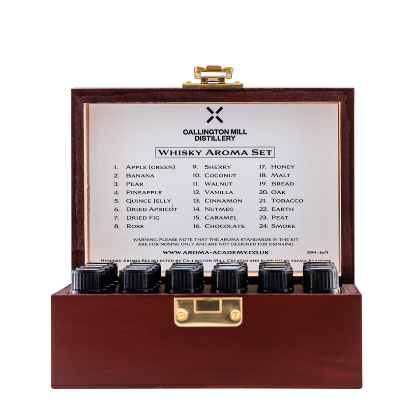 Whisky Aroma Set (Wooden Box with 24 Pieces)