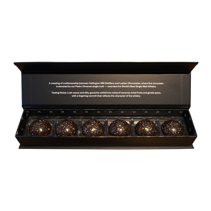 Callington Mill & Lakker Chocolatiers | Pedro Ximénez Whisky Chocolates