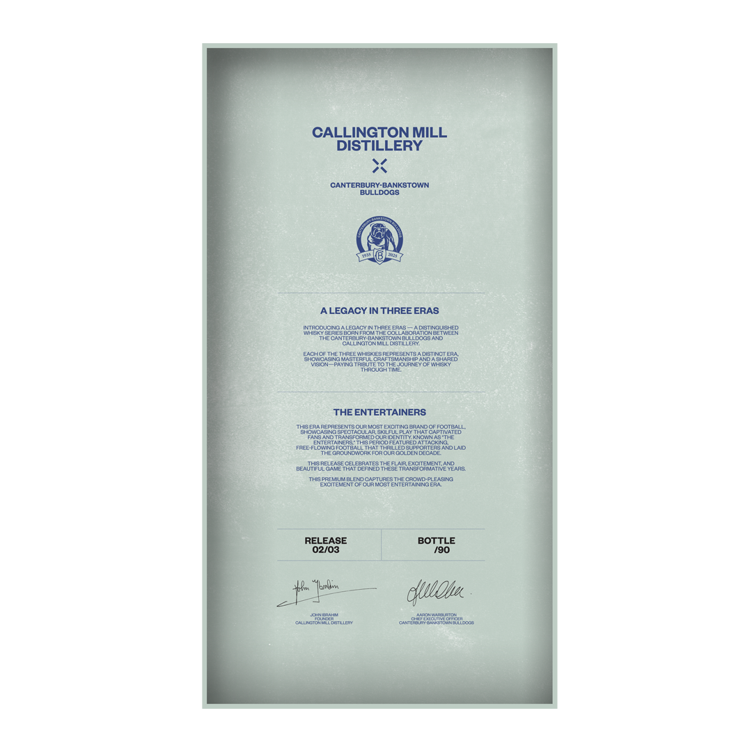 Bulldogs - The Entertainers Single Malt Whisky