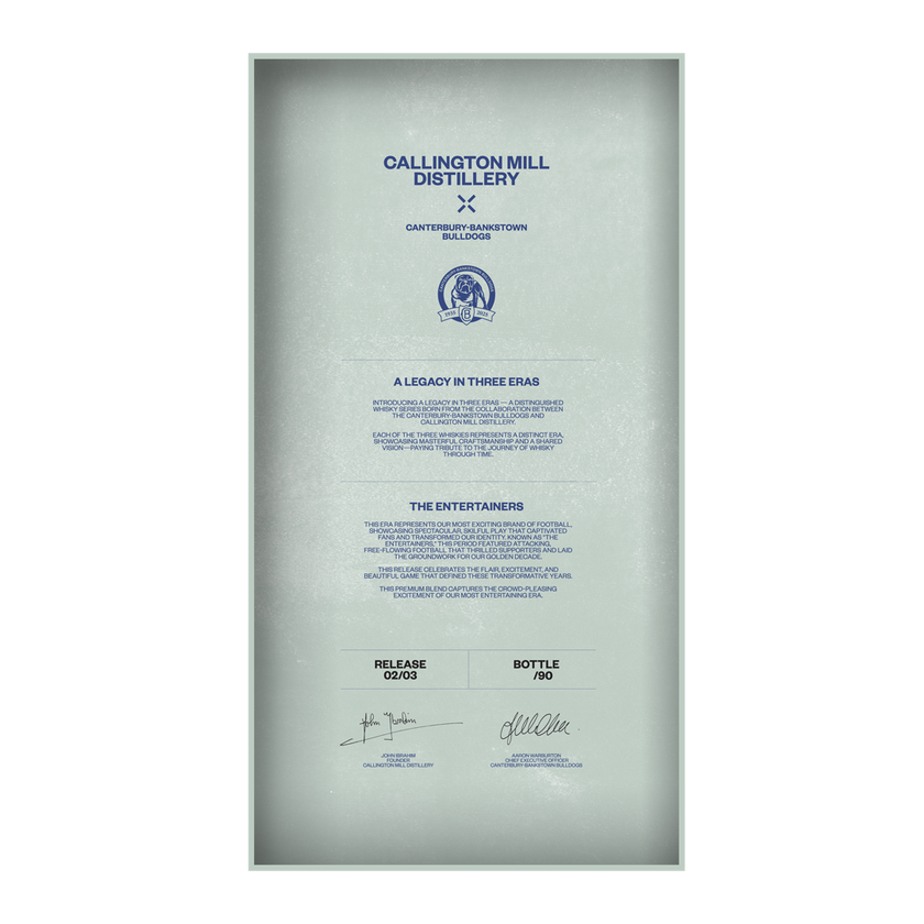 Bulldogs - The Entertainers Single Malt Whisky