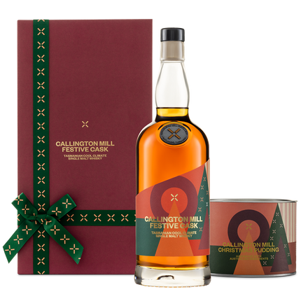 Festive Cask Single Malt Whisky + Christmas Pudding