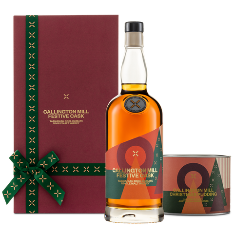 Festive Cask Single Malt Whisky + Christmas Pudding