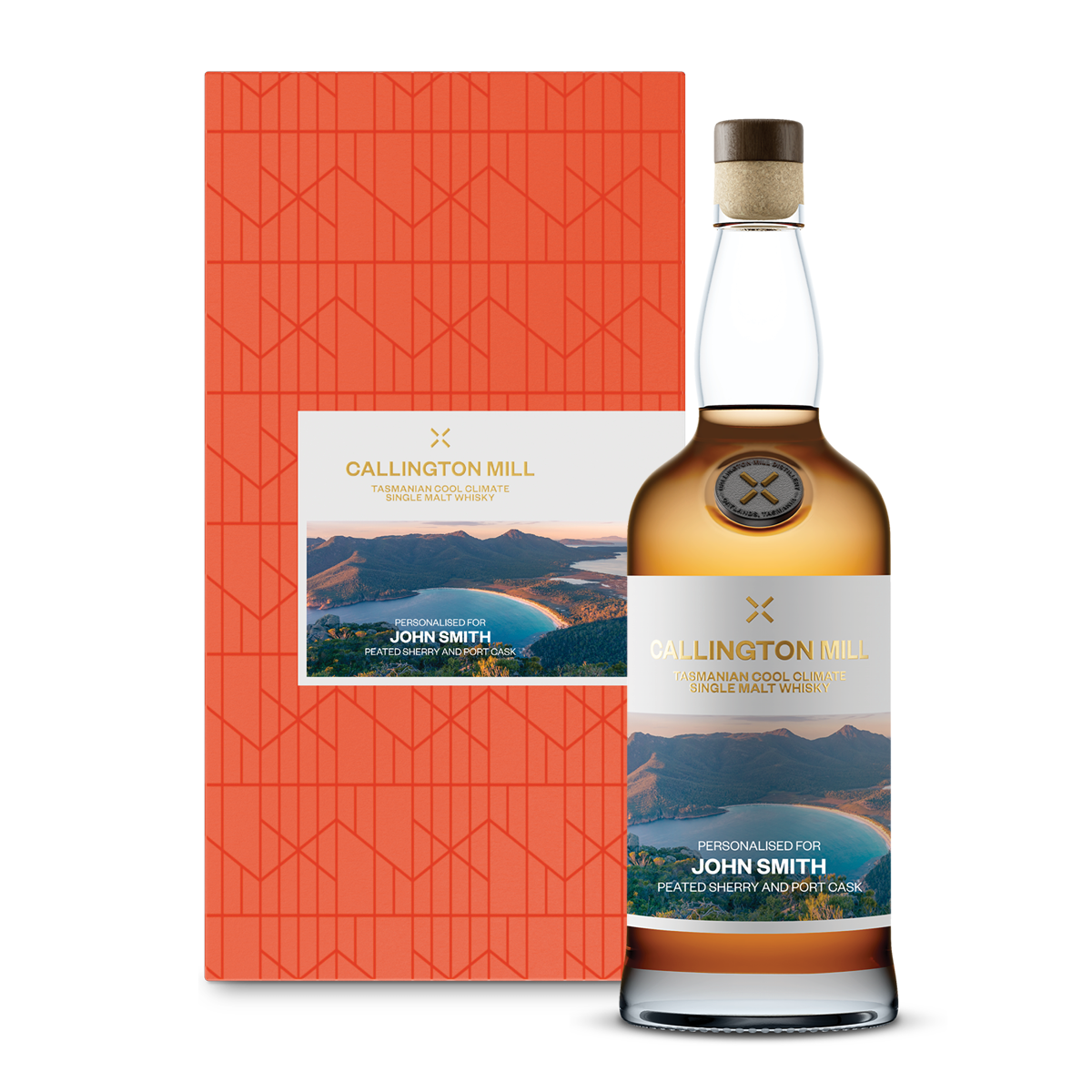 Personalised Peated Sherry & Port Tasmanian Single Malt Whisky