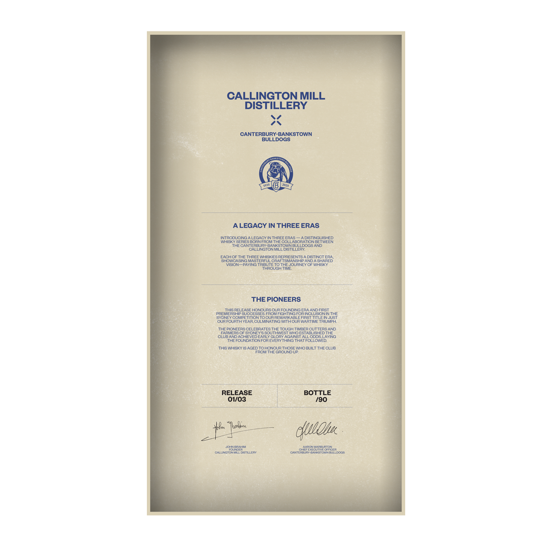 Bulldogs - The Pioneers Single Malt Whisky