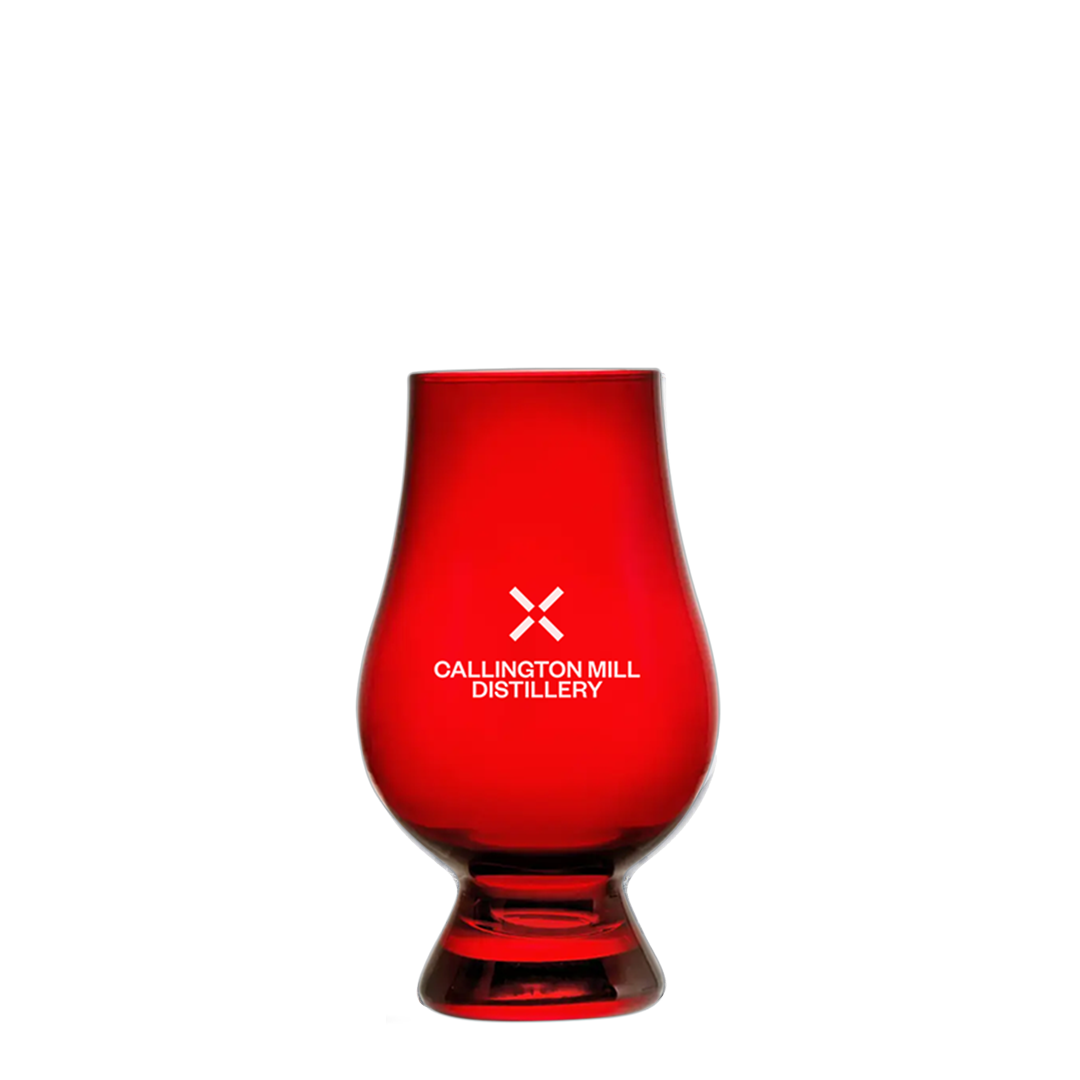 Logo Glencairn Whisky Glass - Red