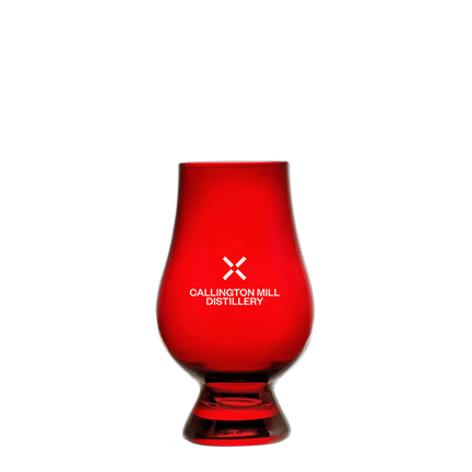 Logo Glencairn Whisky Glass - Red