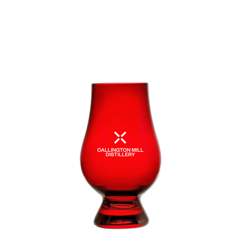 Logo Glencairn Whisky Glass - Red