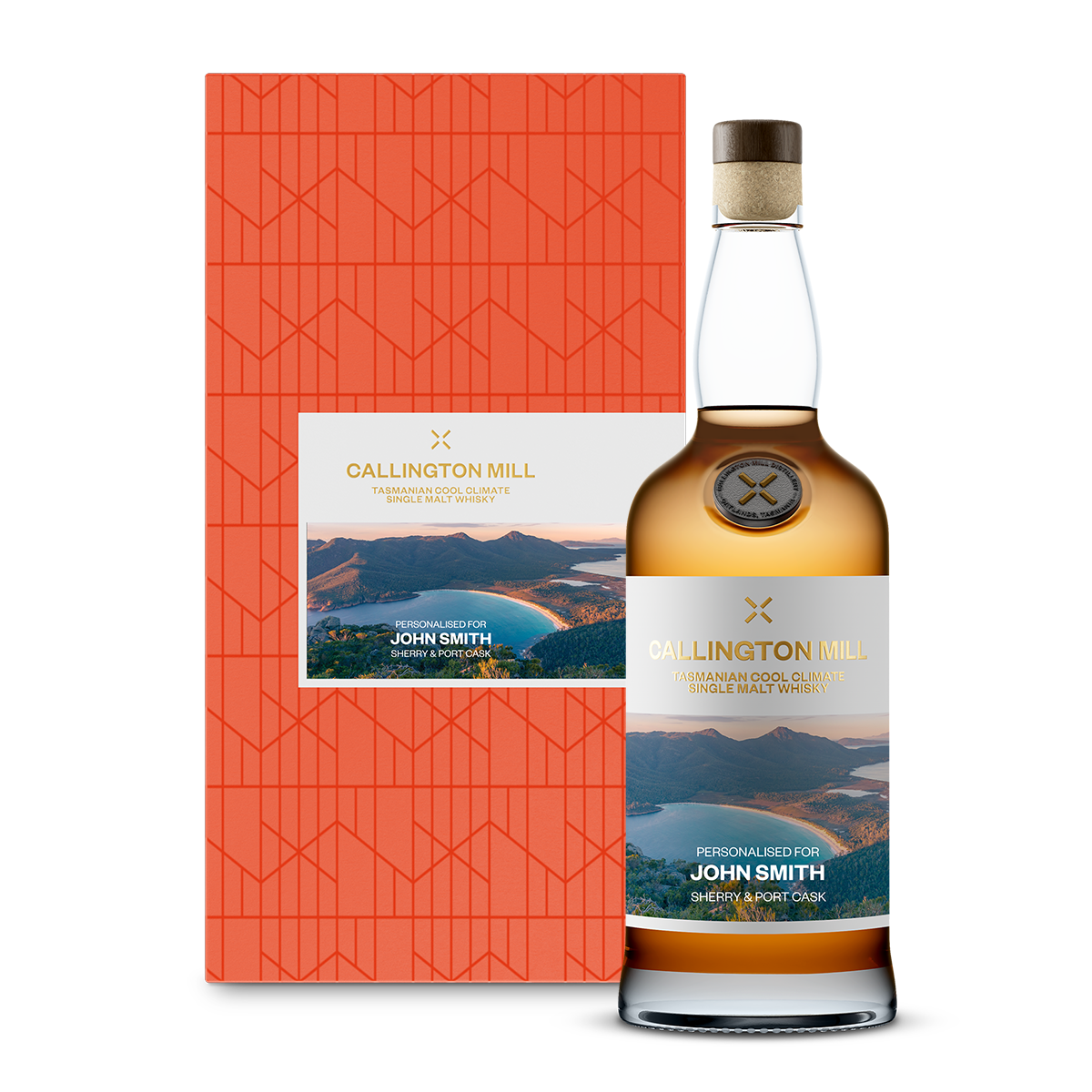 Personalised Sherry & Port Cask Tasmanian Single Malt Whisky